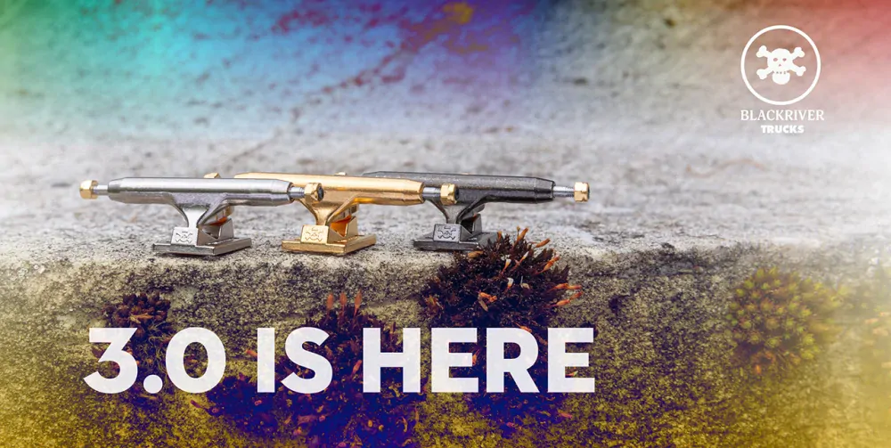 Blackriver Trucks 3.0 - 34mm bílá/chrom