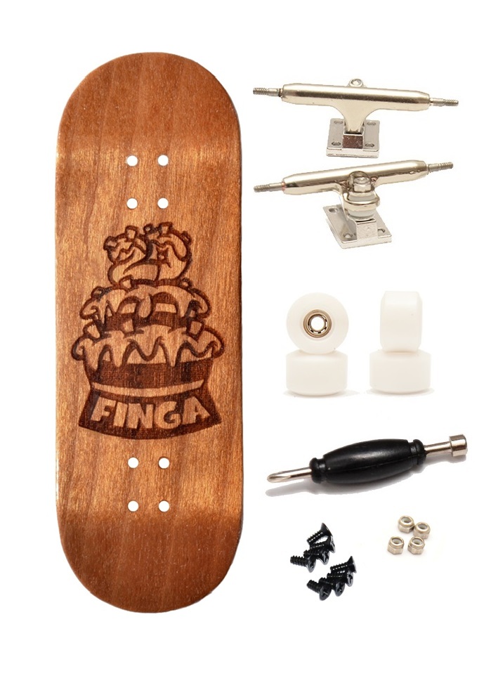 Finga dřevěný fingerboard profesionální - Finga 20 Slim - třešeň