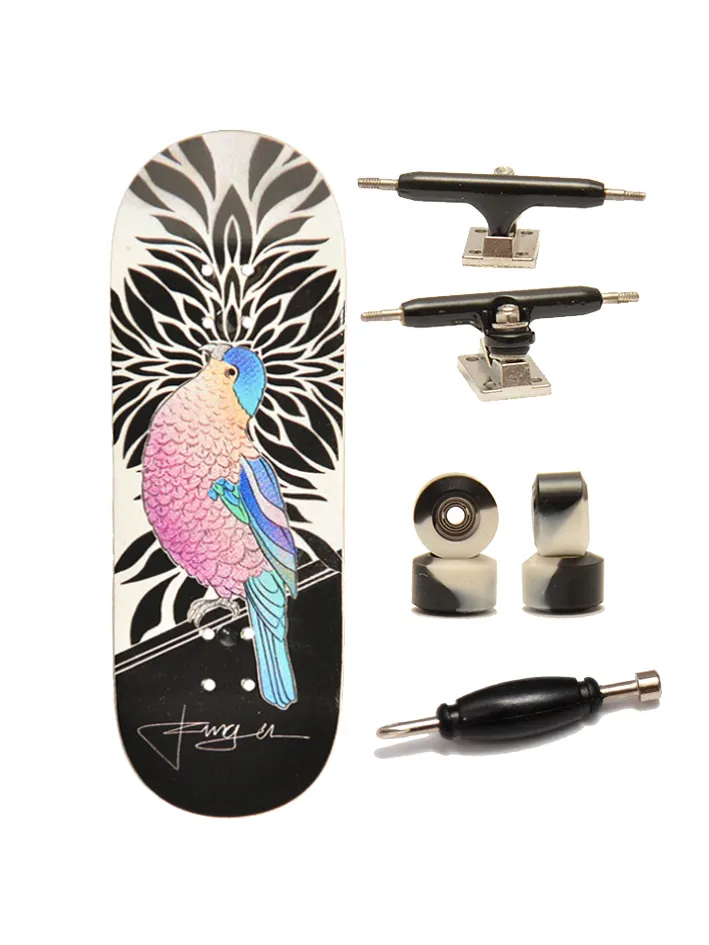 Finga dřevěný fingerboard profesionální - Design - Pták