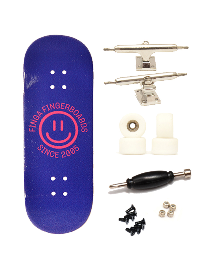 Finga dřevěný fingerboard profesionální - Design - Happy since 2005 34mm
