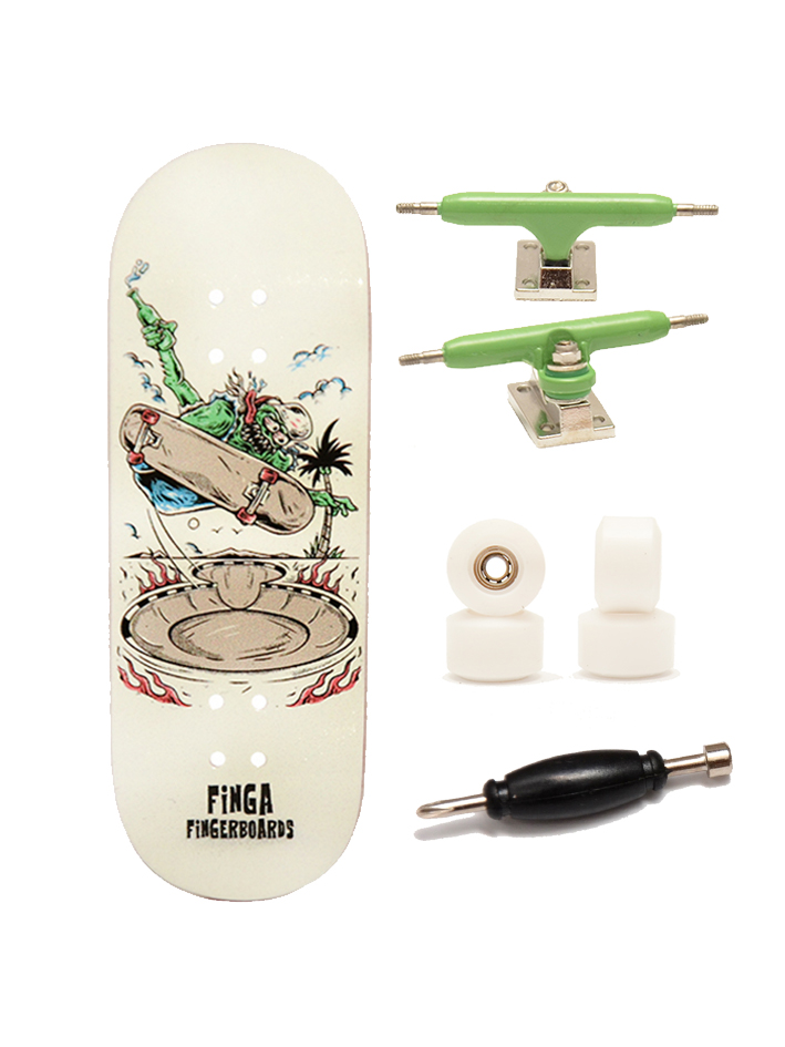 Finga dřevěný fingerboard profesionální - Design - Skater