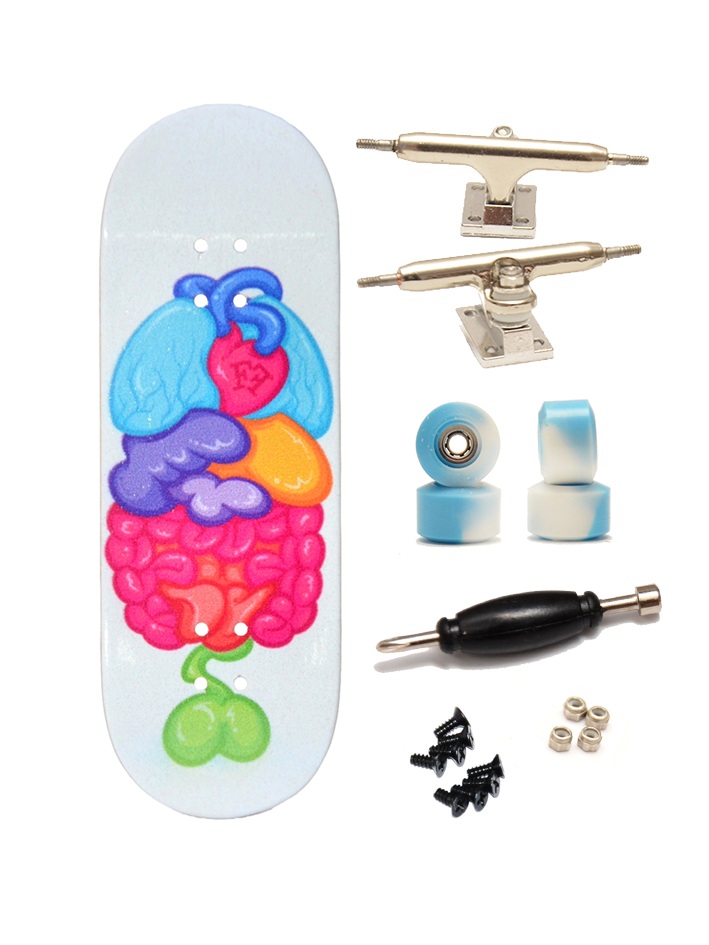 Finga dřevěný fingerboard profesionální - Design - D.N.A.