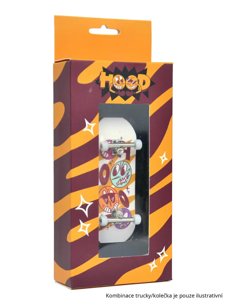 HOOD dřevěný fingerboard - Heads 32mm