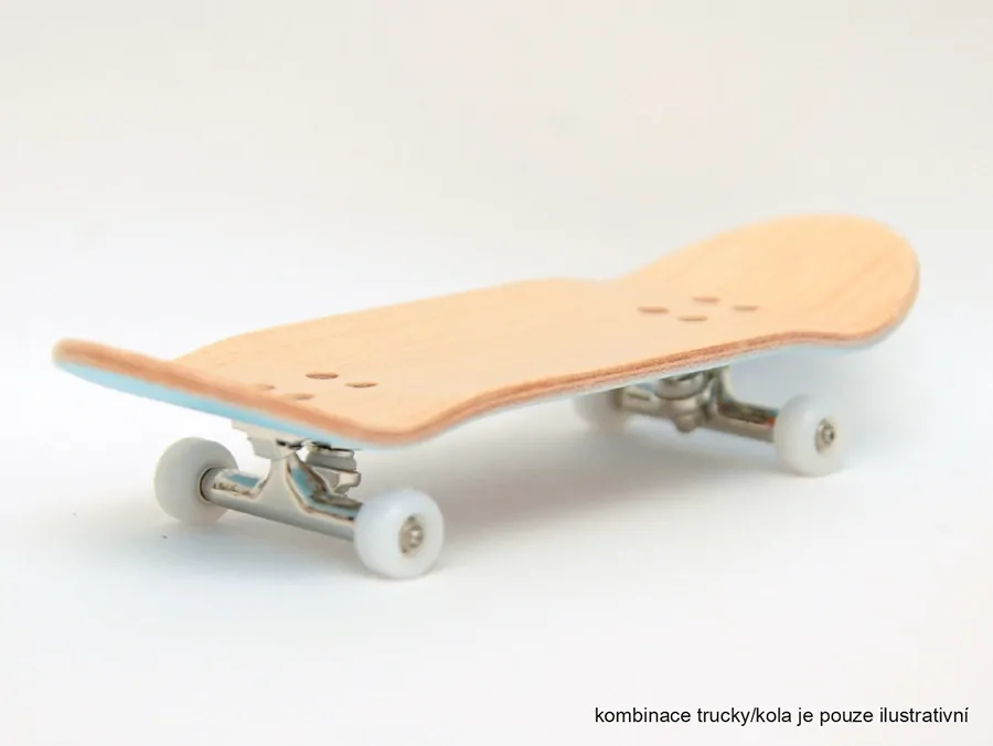 HOOD komplet - Logo - tyrkysová 32mm