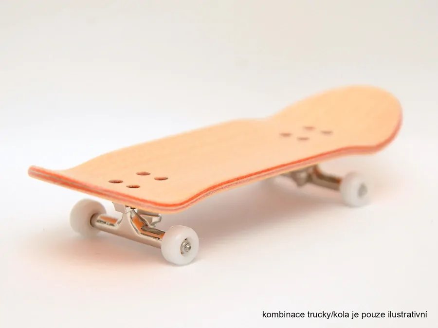 HOOD komplet - Logo - oranžová 32mm