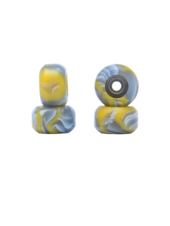 Fingerboard kolečka Swirl - žlutá