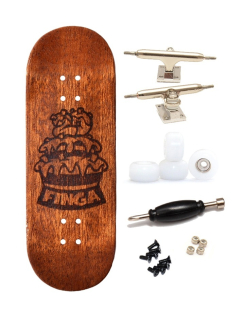 Finga dřevěný fingerboard - Finga 20 Slim - mahagon