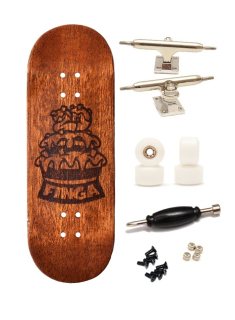 Finga dřevěný fingerboard profesionální - Finga 20 Slim - mahagon