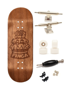 Finga dřevěný fingerboard profesionální - Finga 20 Slim - ořech