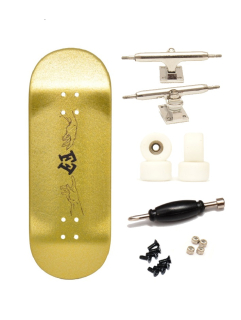 Finga dřevěný fingerboard profesionální - Design DIP - God's touch zlatá 34mm