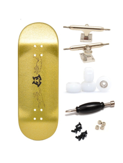 Finga dřevěný fingerboard - Design DIP - God's touch zlatá