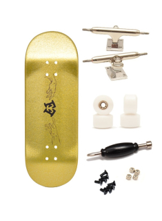 Finga dřevěný fingerboard profesionální - Design DIP - God's touch zlatá
