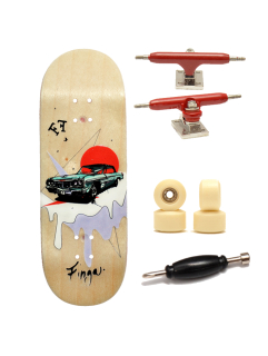 Finga dřevěný fingerboard profesionální - Design - Lowrider