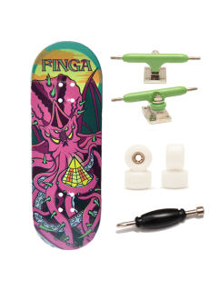 Finga dřevěný fingerboard profesionální - Design - Cthulhu