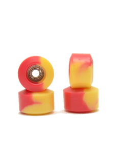 R-wheels - Crusher 65D - světle žlutá/pastelová červená