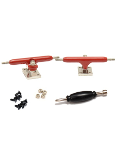 Fingerboard trucky Solid axle III 34mm - červená