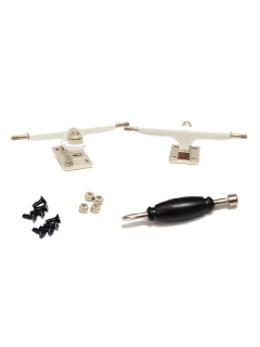 Fingerboard trucky Solid axle III 34mm - bílá