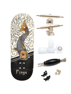 Finga dřevěný fingerboard - Design - Kapr