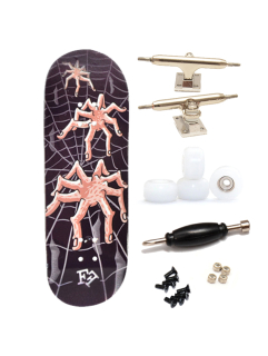 Finga dřevěný fingerboard - Design - Pavouk