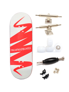 Finga dřevěný fingerboard - Design - Redline