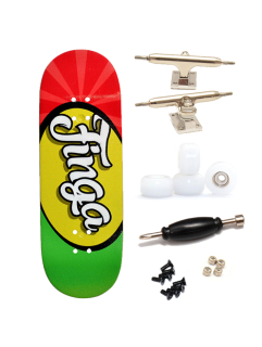 Finga dřevěný fingerboard - Design - Rasta