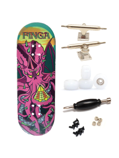 Finga dřevěný fingerboard - Design - Cthulhu