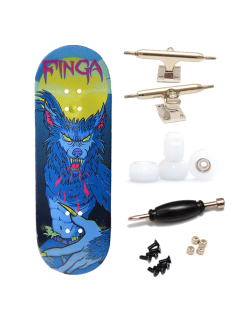 Finga dřevěný fingerboard - Design - Wolfman