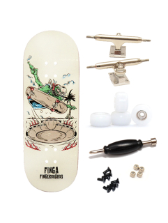 Finga dřevěný fingerboard - Design - Skater