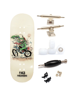 Finga dřevěný fingerboard - Design - Biker