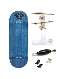 Finga dřevěný fingerboard - Minilogo - modrá