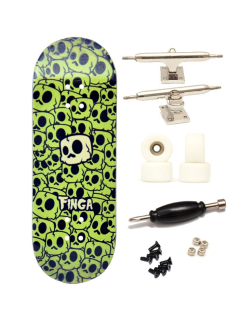 Finga dřevěný fingerboard profesionální - Design - Skull invasion 34mm