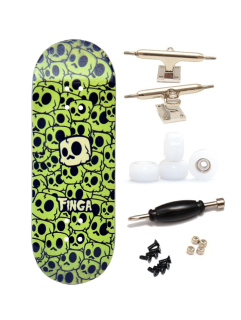 Finga dřevěný fingerboard - Design - Skull invasion