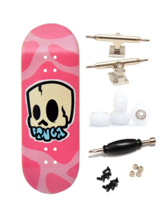 Finga dřevěný fingerboard - Design - Skull crusher