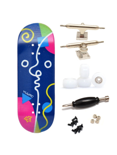 Finga dřevěný fingerboard - Design - Yuwac geometry