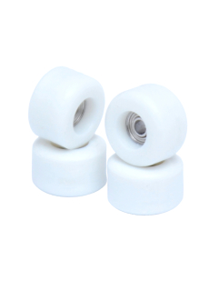 Caramel wheels 8mm Skate shape - bílá