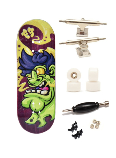 Finga dřevěný fingerboard profesionální - Design - Dr. Stinkie